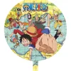 BALLON ALUMINIUM ROND ONE PIECE PERSONNAGES 43CM