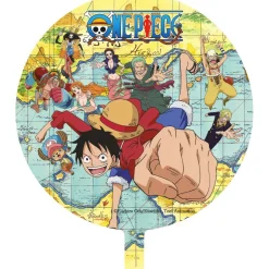 BALLON ALUMINIUM ROND ONE PIECE PERSONNAGES 43CM