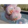 BALLON ALUMINIUM ROND POUPÉE GIRLY MODE 45CM ROSE