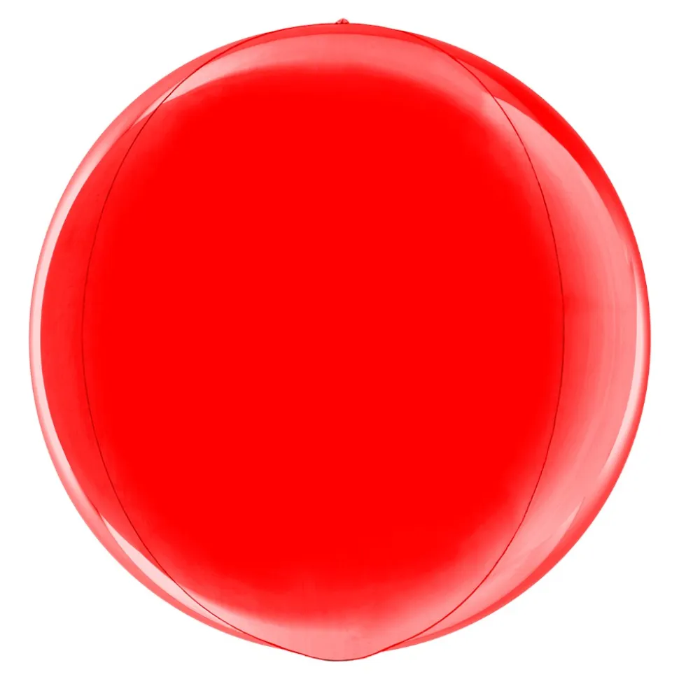 BALLON ALUMINIUM SPHÈRE SPHÈRE 38CM ROUGE