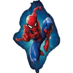 BALLON ALUMINIUM SPIDERMAN ACTION 68.5X88CM BLEU