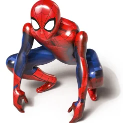 BALLON ALUMINIUM SPIDERMAN 3D 60CM ROUGE