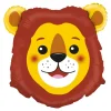 BALLON ALUMINIUM TÊTE DE LION 74CM