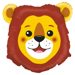 BALLON ALUMINIUM TÊTE DE LION 74CM