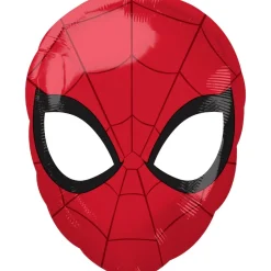 BALLON ALUMINIUM TÊTE SPIDERMAN 30X43CM ROUGE