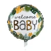 BALLON ALU ROND NAISSANCE JUNGLE 46CM