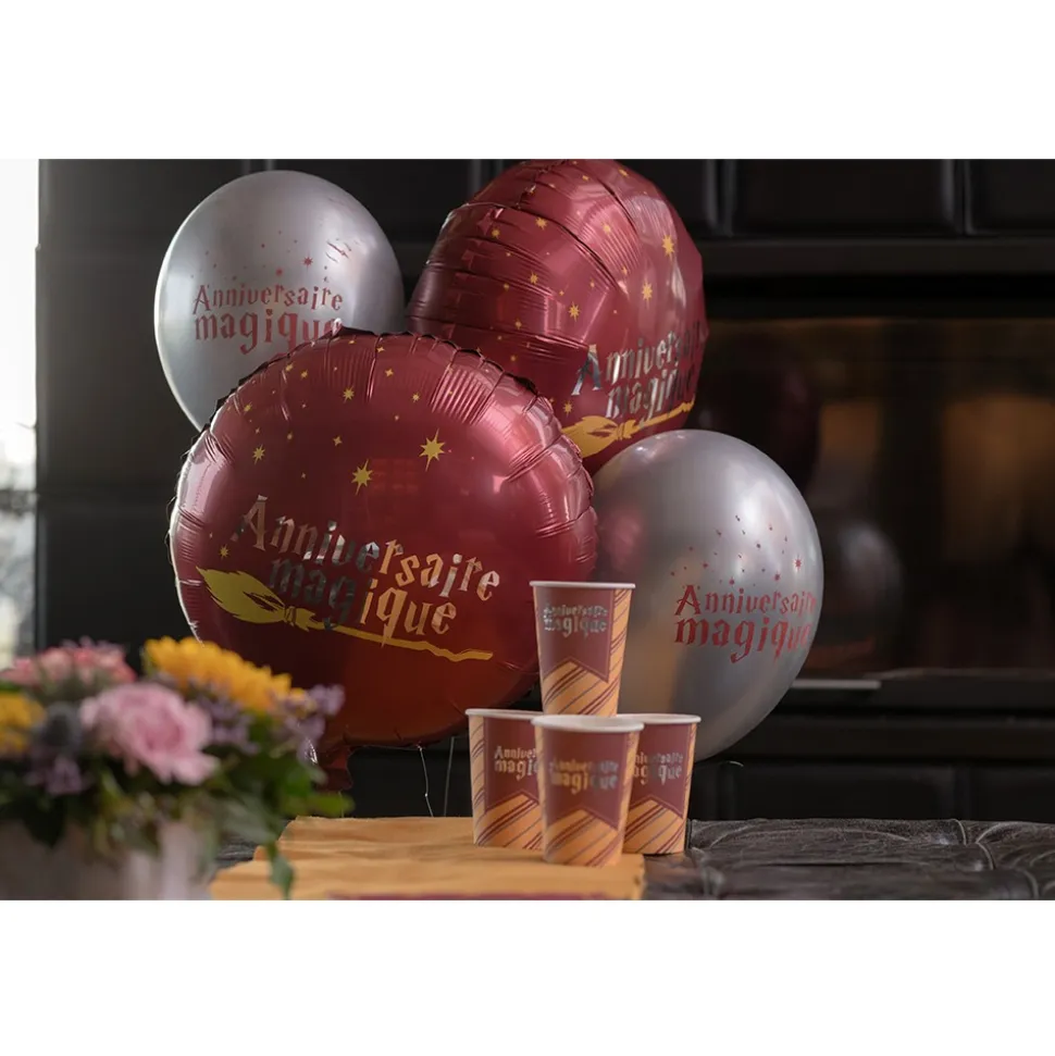 BALLON ANNIVERSAIRE SORCIER ALUMINIUM 45CM