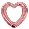 BALLON CADRE CUR PHOTOBOOTH 61X63CM ROSE GOLD
