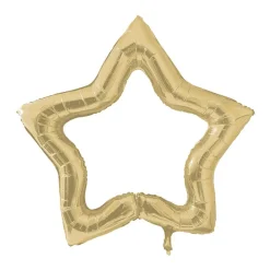 BALLON CADRE PHOTOBOOTH GONFLABLE ÉTOILE DORÉ