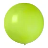 BALLON LATEX NATUREL ROND 80CM VERT ANIS