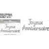 BALLON MÉTAL ANNIVERSAIRE 4.5M ARGENT