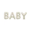 BALLONS ALUMINIUM MOT LETTRE BABY 90X35CM BEIGE