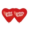2 BALLONS BIO COEUR JE T'AIME 48CM ROUGE