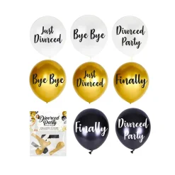8 BALLONS DIVORCED PARTY