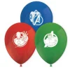 8 BALLONS LATEX AVENGERS HÉROS 28CM COLORÉ