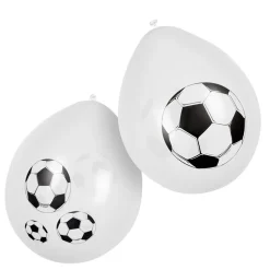 6 BALLONS LATEX BALLON FOOTBALL VINTAGE