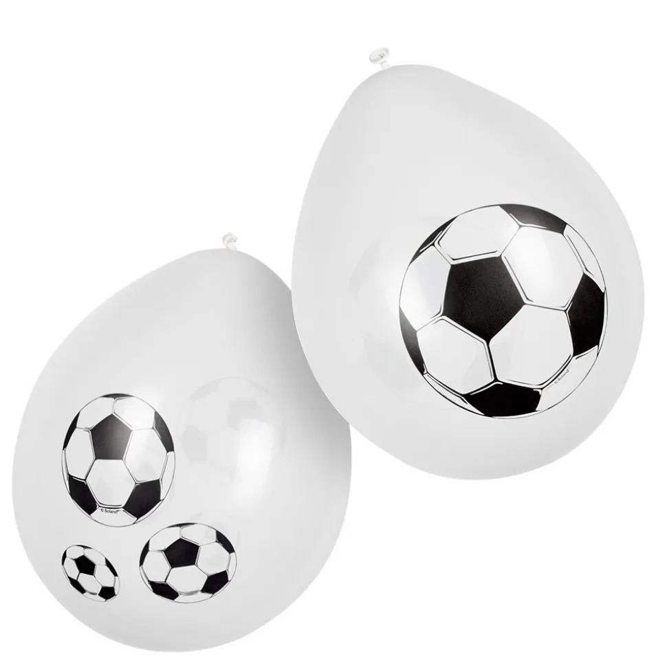 6 BALLONS LATEX BALLON FOOTBALL VINTAGE