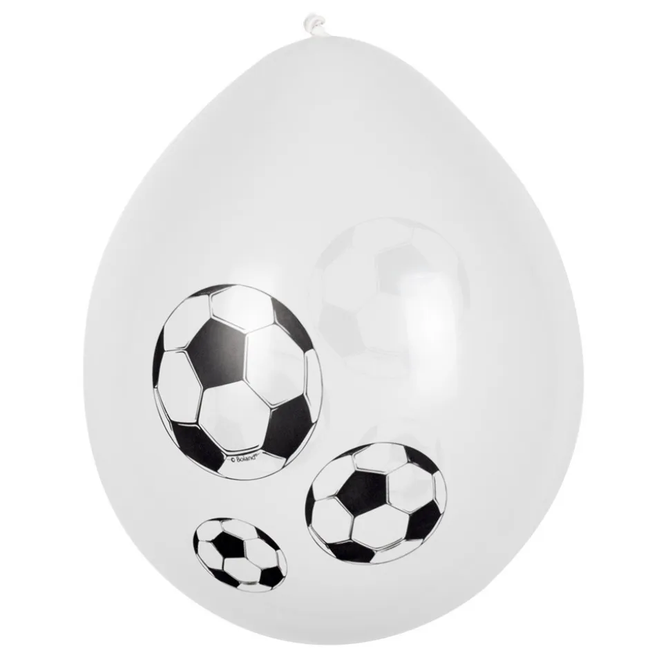 6 BALLONS LATEX BALLON FOOTBALL VINTAGE