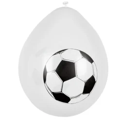 6 BALLONS LATEX BALLON FOOTBALL VINTAGE