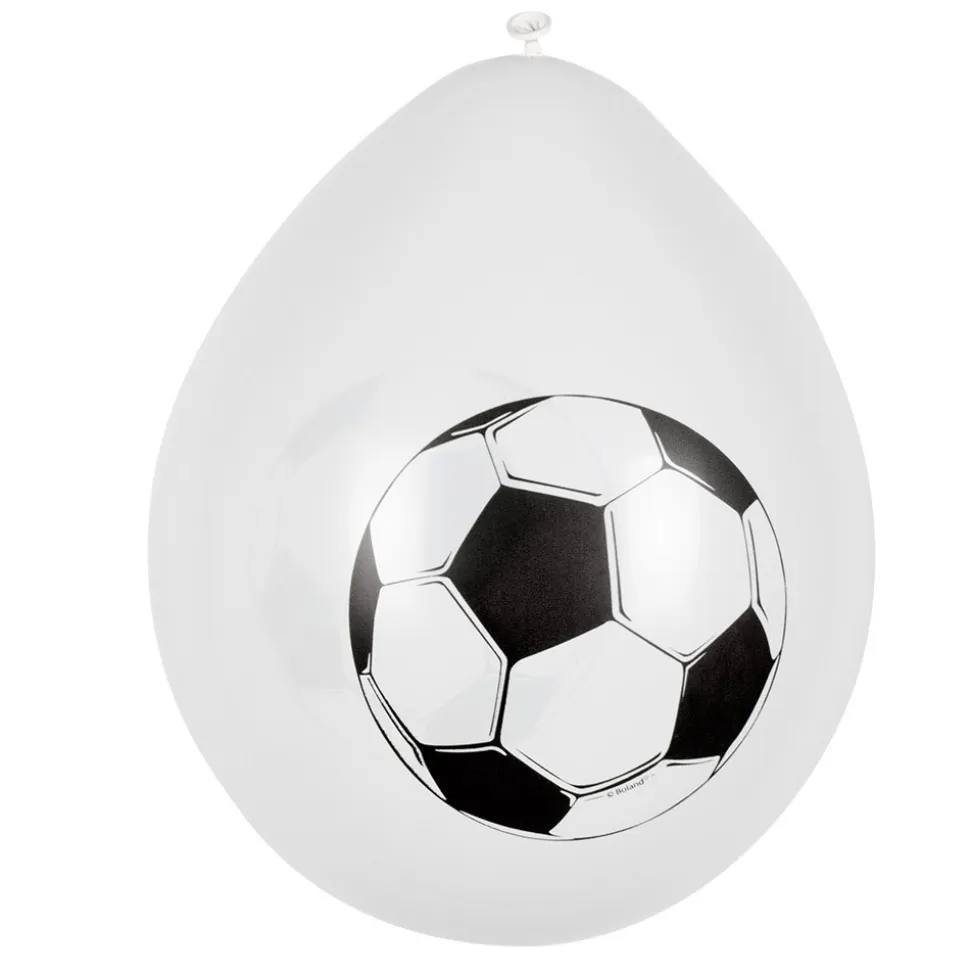 6 BALLONS LATEX BALLON FOOTBALL VINTAGE