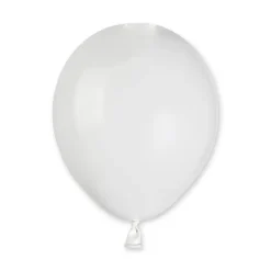 50 BALLONS LATEX BIO 13CM BLANC