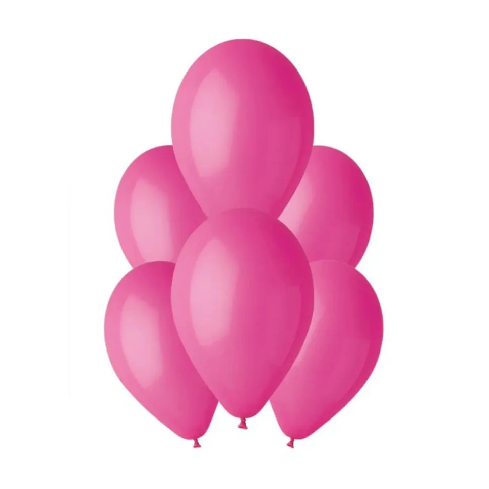 10 BALLONS LATEX BIO 33CM FUCHSIA
