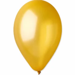 10 BALLONS LATEX BIO 33CM OR MÉTAL