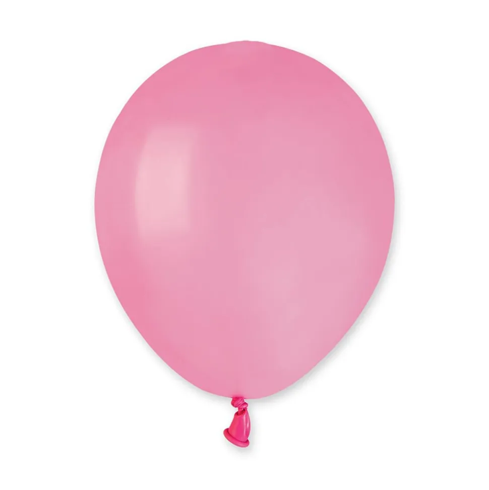 50 BALLONS LATEX BIO 13CM ROSE