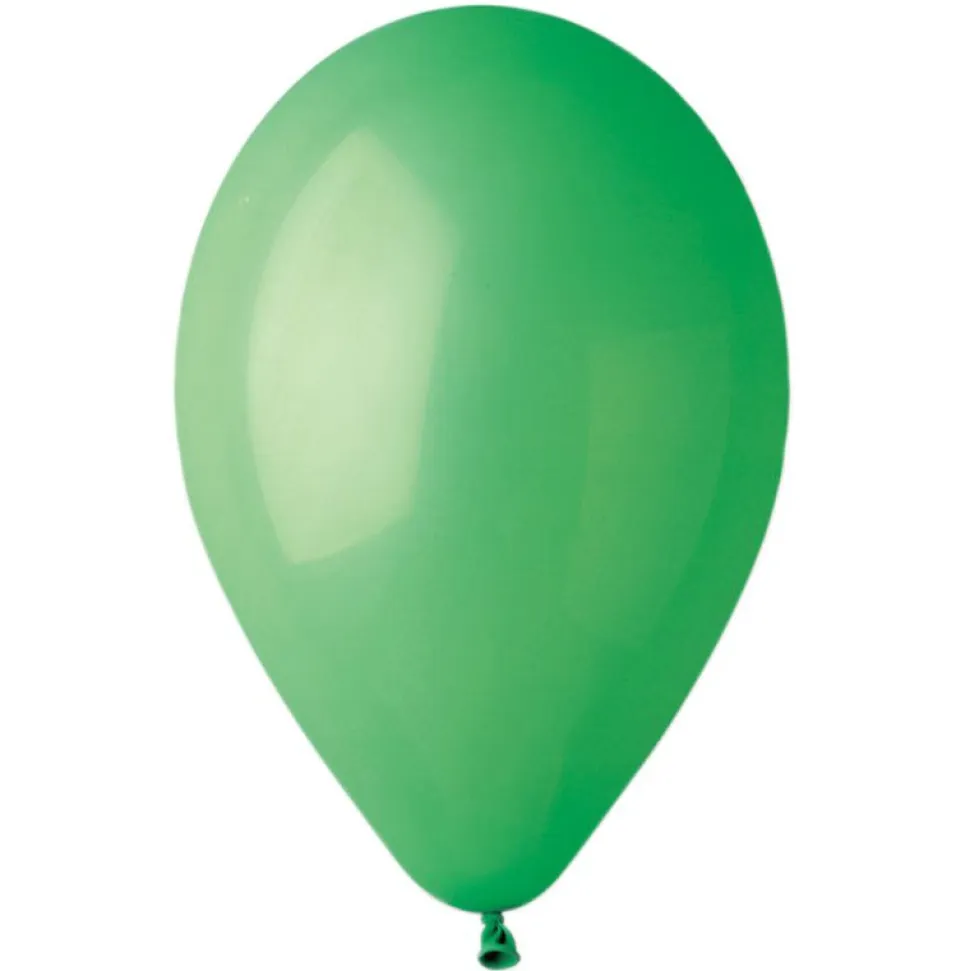 10 BALLONS LATEX BIO 33CM VERT FONCÉ