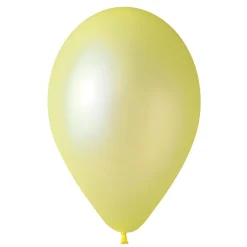 10 BALLONS LATEX 30CM JAUNE FLUO