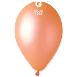 10 BALLONS LATEX 30CM ORANGE FLUO
