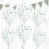 6 BALLONS LATEX À CONFETTIS 30CM OCÉAN