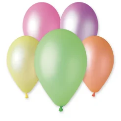50 BALLONS LATEX FLUORECENTS BIO 30CM