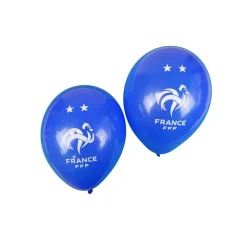11 BALLONS LATEX FRANCE FFF 27CM BLEU