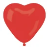 3 BALLONS LATEX GÉANT COEUR ROUGE BIO 44CM