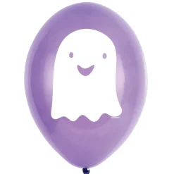 6 BALLONS LATEX HALLOWEEN AMIS MONSTRE 23CM