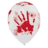 6 BALLONS LATEX MAINS SANGLANTES