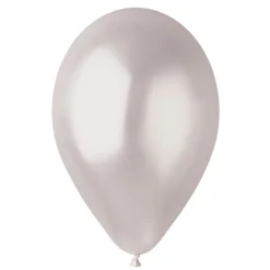 50 BALLONS LATEX MÉTALLISÉS PERLE BIO 30