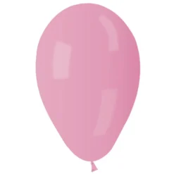 10 BALLONS LATEX MÉTALLISÉS ROSE BONBON BIO 30CM
