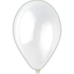 10 BALLONS LATEX NATUREL 33CM BLANC