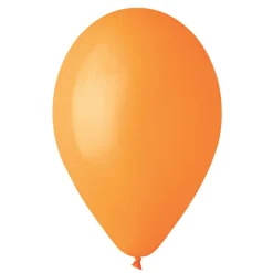 50 BALLONS LATEX ORANGE BIODÉGRADABLE 30CM
