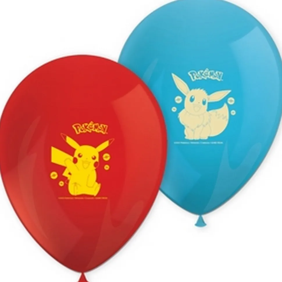 8 BALLONS LATEX POKÉMON NEXT GENERATION 28CM