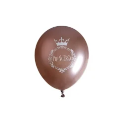 6 BALLONS LATEX PRINCESSE Ø30CM ROSE GOLD