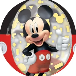 BALLON SPHÈRE ALU ORBZ MICKEY MOUSE 40CM