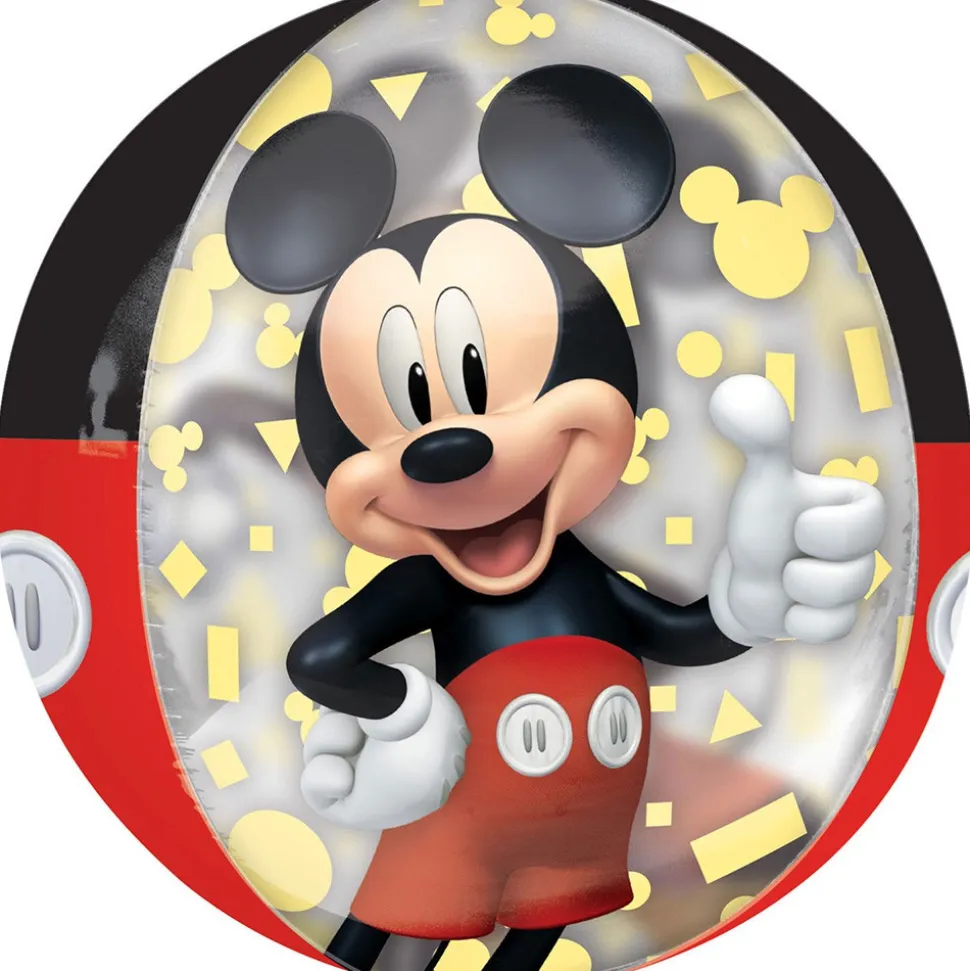 BALLON SPHÈRE ALU ORBZ MICKEY MOUSE 40CM