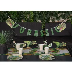 BANDEROLE T-REX JURASSIC 5M VERT
