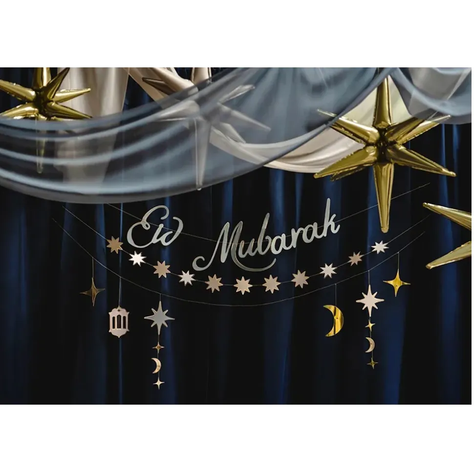 BANNIÈRE EID MUBARAK 200CM