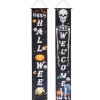 2 BANNIÈRES TISSU HAPPY HALLOWEEN 180X30CM NOIR