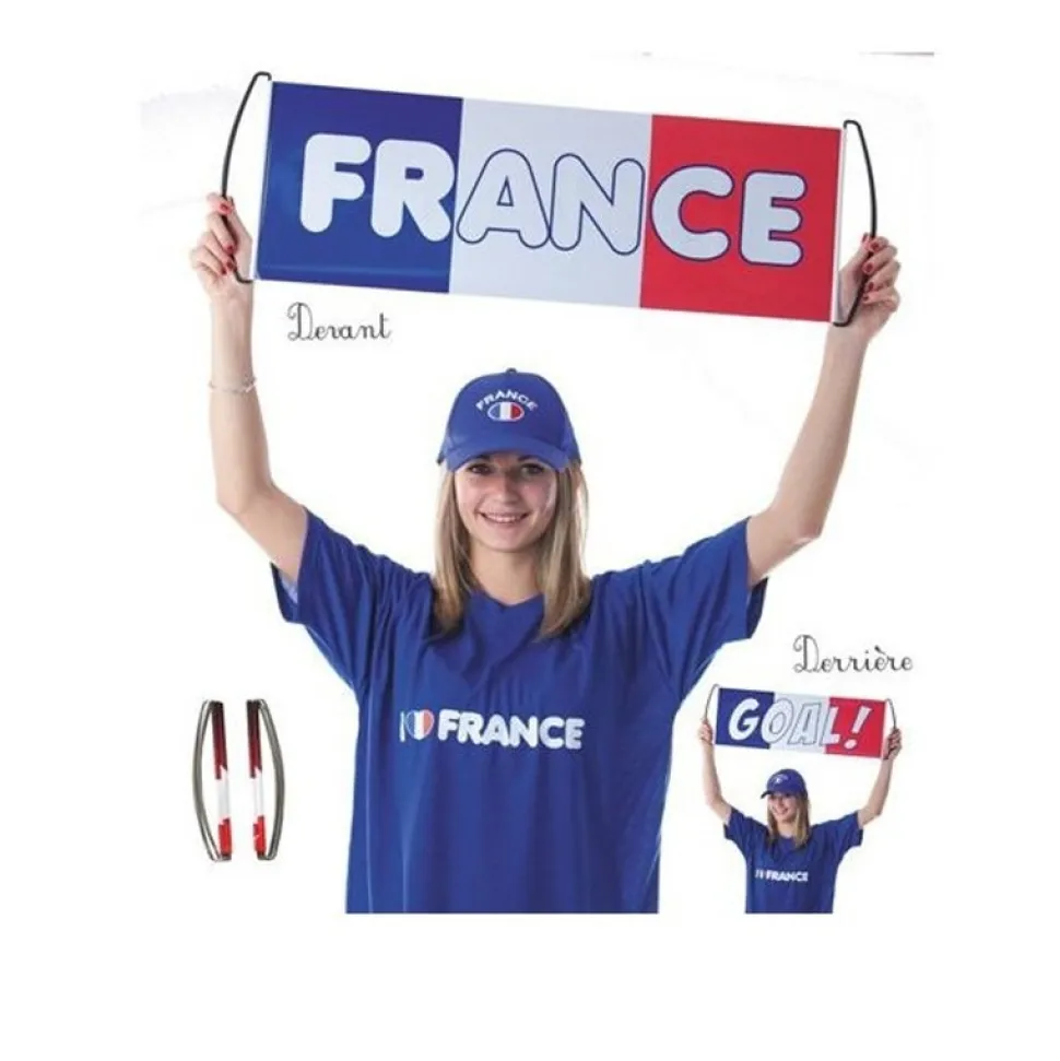 BANNIÈRE SUPPORTER FRANCE GOAL 70X24CM