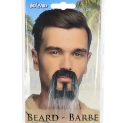 BARBE GRISONNANTE ASIE POSTICHE AUTOCOLLANT HOMME
